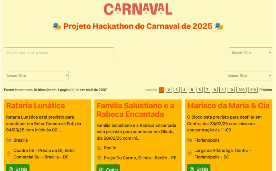 Hackathon do Carnaval 2025
